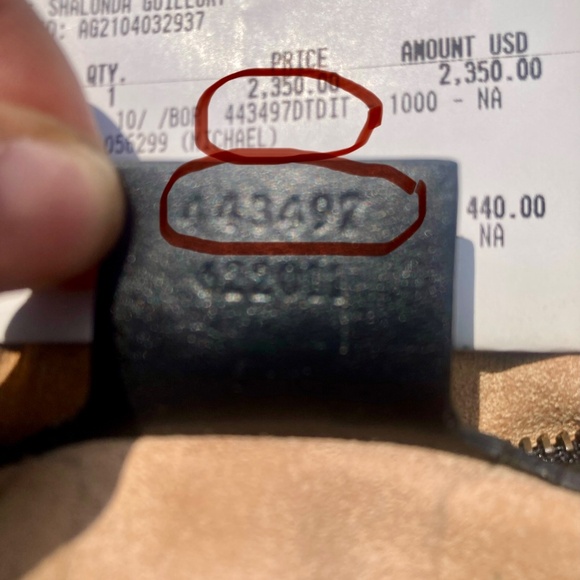 GG Marmont Medium Shoulder Bagu - Picture 7 of 8